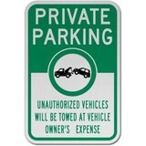 Private Parking Unauthorized Vehicles Will Be Towed