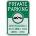 Private Parking Unauthorized Vehicles Will Be Towed